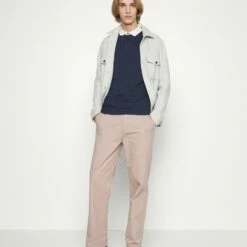 Pier One Hombre 2 PACK - Polo - Dark Blue/mottled Beige