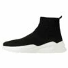 Pier One Hombre Zapatillas Altas - Black/white -Ofertas Pier One Tienda 4342a0b5233f410490c9a01fd2bd348f