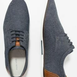 Pier One Hombre Zapatos Con Cordones - Denim -Ofertas Pier One Tienda 4598e80ff38949a980eaeb6c4a27b3d5