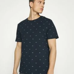 Pier One Hombre Camiseta Estampada - Dark Blue