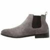 Pier One Hombre LEATHER - Botines - Dark Gray -Ofertas Pier One Tienda 45afc696463f40078aae5755eb6d3e8a