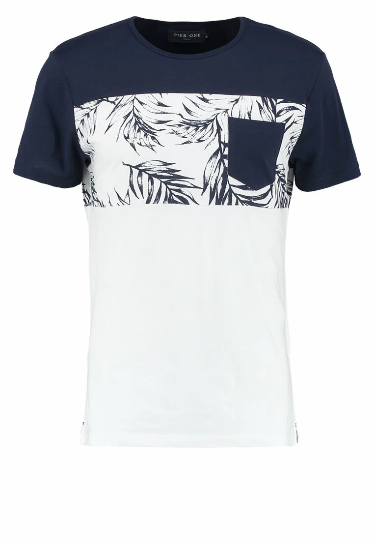 Pier One Hombre Camiseta Estampada - Navy/white 7 Pier One Hombre Camiseta Estampada - Navy/white - Imagen 5