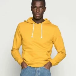Pier One Jersey Con Capucha - Yellow, Hombre