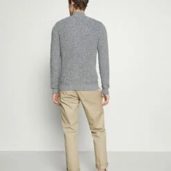 Pier One Hombre Chaqueta De Punto - Mottled Blue -Ofertas Pier One Tienda 4846ba4449694f97b0643f4dffd492cb