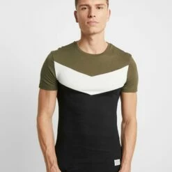 Pier One Hombre Camiseta Básica - Green/black