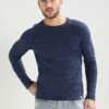 Pier One Jersey De Punto - Mottled Blue, Hombre 1 Pier One Jersey De Punto - Mottled Blue, Hombre -Ofertas Pier One Tienda 494b8ce6c780444094639b558fcbc744