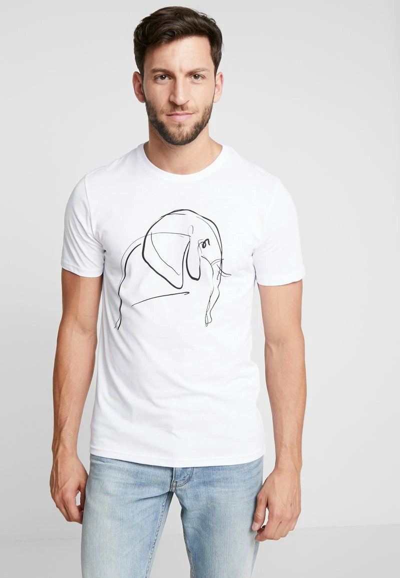 Pier One Camiseta Estampada - White, Hombre 3 Pier One Camiseta Estampada - White, Hombre