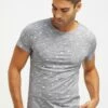 Pier One Hombre Camiseta Estampada - Dark Blue Melange -Ofertas Pier One Tienda 4a9c032eb9094007a6324e9b932ff4c5