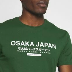 Pier One Hombre OSAKA TEE - Camiseta Estampada - Green -Ofertas Pier One Tienda 4b25f2d9cd2c4d1e9f57db52739f0ca1