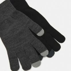 Pier One Hombre 2 PACK - Guantes - Black/grey -Ofertas Pier One Tienda 4b741f8e9538428cbfd7ed471013ece1
