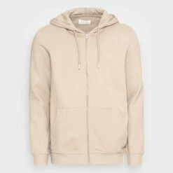 Pier One Hombre Sudadera Con Cremallera - Tan -Ofertas Pier One Tienda 4bb3aad197ae474288284364fc9feabb