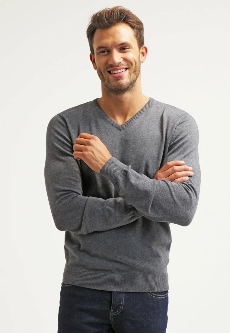 Pier One Hombre Jersey De Punto - Dark Grey Melange 3 Pier One Hombre Jersey De Punto - Dark Grey Melange