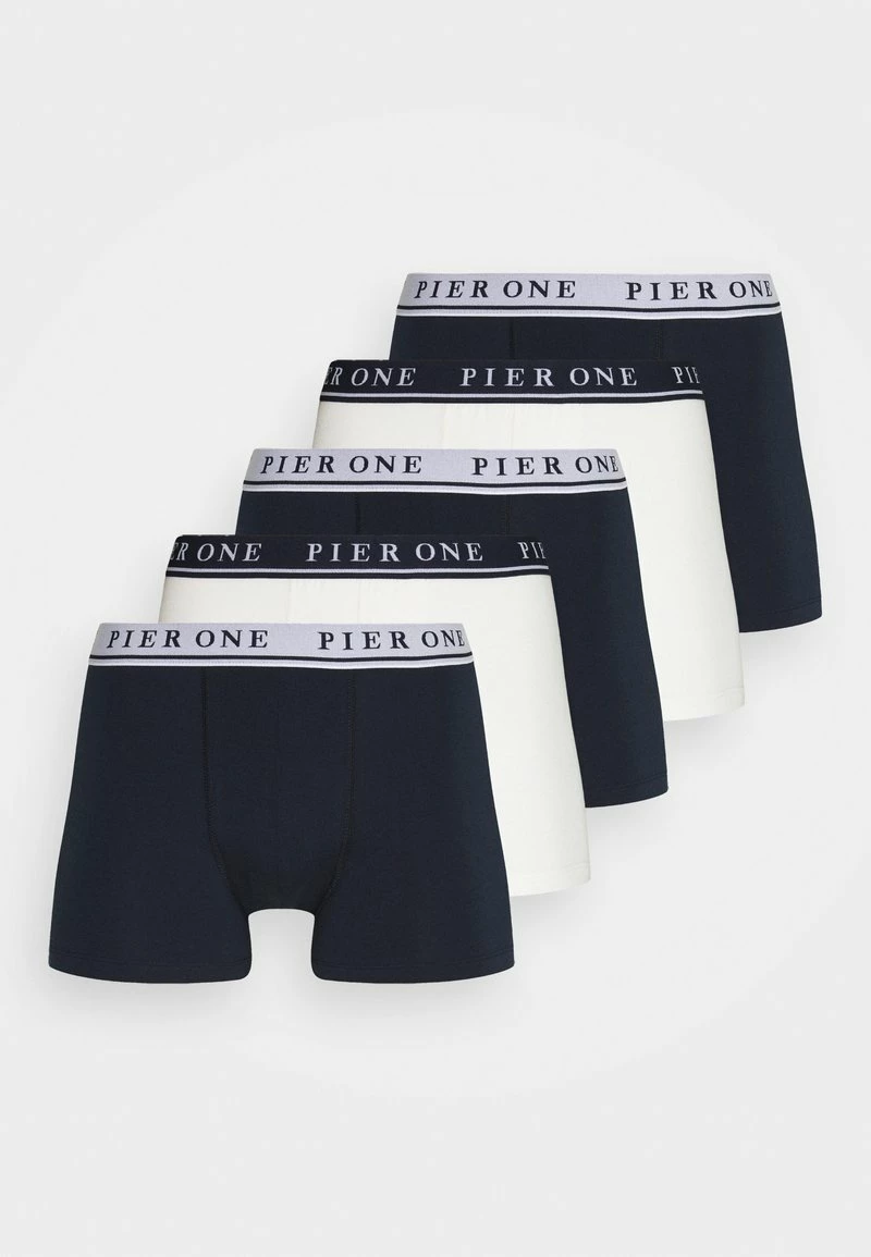 Pier One Hombre 5 PACK - Culotte - Dark Blue/off-white 6 Pier One Hombre 5 PACK - Culotte - Dark Blue/off-white - Imagen 4