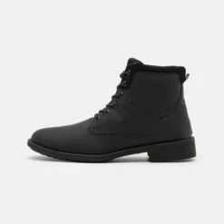 Pier One Hombre Botines Con Cordones - Black
