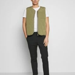 Pier One Hombre 5 PACK - Camiseta Básica - Olive/ White/ Navy /yellow /black