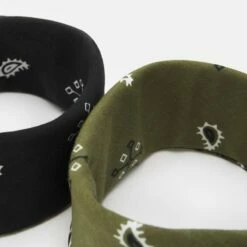Pier One BANDANA 2 PACK UNISEX - Pañuelo - Black/olive, Unisexo -Ofertas Pier One Tienda 512f7297665144c19a7a1aab3bfa056b
