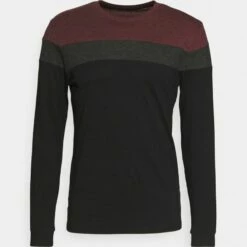 Pier One Hombre Camiseta De Manga Larga - Bordeaux/dark -Ofertas Pier One Tienda 55638a1ead054b259ba7f4353fbb4664