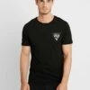 Pier One Hombre Camiseta Estampada - Black -Ofertas Pier One Tienda 5658ff9068e04e928532431632329924