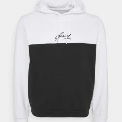 Pier One Hombre Jersey Con Capucha - Black- White -Ofertas Pier One Tienda 57acb4e0f2b1472cbebb01adcb85ffb3