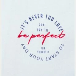 Pier One Hombre NEVER TOO LATE GRAPHIC T-SHIRT - Camiseta Estampada - White -Ofertas Pier One Tienda 57b8d508056b496485454ca6c4504382