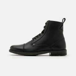 Pier One Hombre Botines Con Cordones - Black