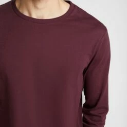 Pier One Hombre Camiseta De Manga Larga - Bordeaux -Ofertas Pier One Tienda 58c6a01c6852452a94a4d0e3e381328c