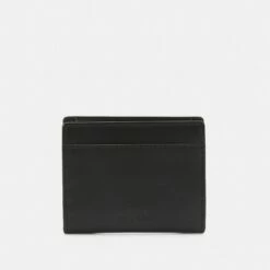 Pier One Unisexo LEATHER - Monedero - Black