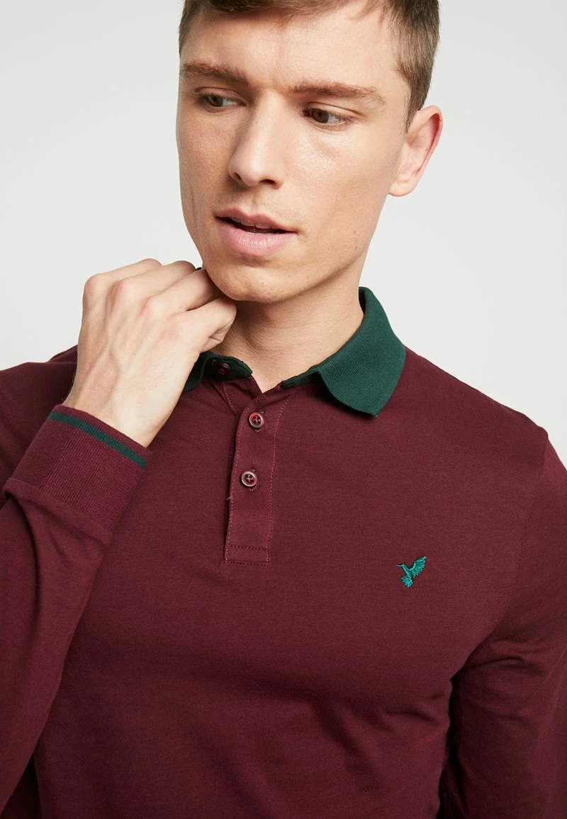 Pier One Hombre MUSCLE FIT - Polo - Bordeaux 7 Pier One Hombre MUSCLE FIT - Polo - Bordeaux - Imagen 5