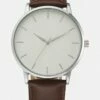 Pier One Unisexo Reloj - Brown/silvercoloured -Ofertas Pier One Tienda 5cbea6e04e1b42edbfeb17dce23c134e