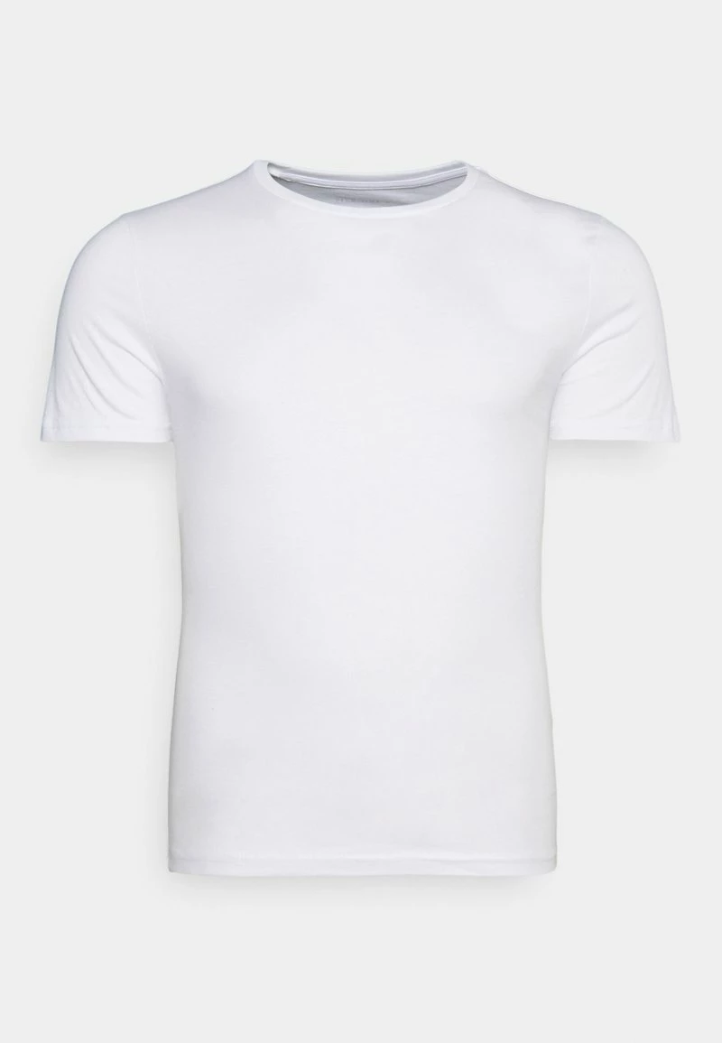 Pier One Hombre 5 PACK - Camiseta Básica - White/beige/black 4 Pier One Hombre 5 PACK - Camiseta Básica - White/beige/black - Imagen 2