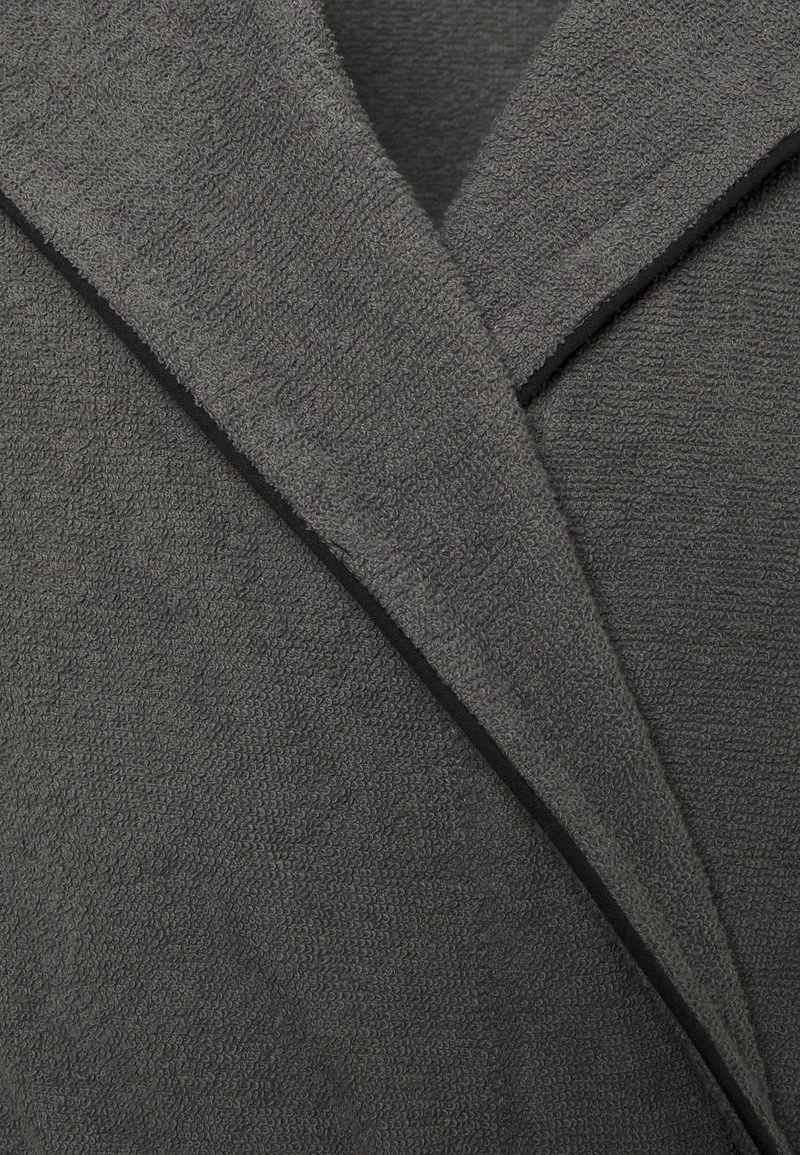 Pier One Hombre Albornoz - Dark Grey/black 5 Pier One Hombre Albornoz - Dark Grey/black - Imagen 3