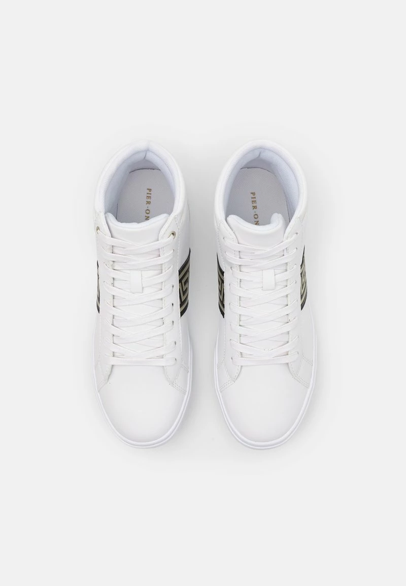 Pier One Hombre Zapatillas Altas - White/gold-coloured 6 Pier One Hombre Zapatillas Altas - White/gold-coloured - Imagen 4
