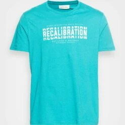 Pier One Hombre RECALIBRATION GRAPHIC TEE - Camiseta Estampada - Blue -Ofertas Pier One Tienda 5f3c9757fdf540959f48e645fb86cf30