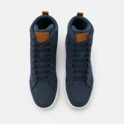 Pier One Hombre Zapatillas Altas - Dark Blue -Ofertas Pier One Tienda 613b0b998f564337aeac131d7eb140b1