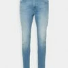 Pier One Hombre SLIM - Vaqueros Tapered - Light Blue Denim -Ofertas Pier One Tienda 64666282a77a4c54a08f736c174de056
