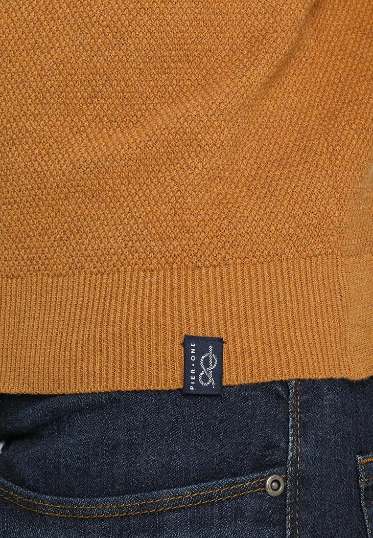 Pier One Hombre Jersey De Punto - Mottled Dark Yellow 8 Pier One Hombre Jersey De Punto - Mottled Dark Yellow - Imagen 6