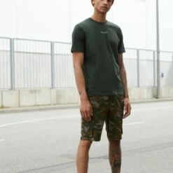 Pier One Hombre Shorts - Dark Green