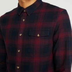 Pier One Hombre Camisa - Bordeaux -Ofertas Pier One Tienda 669d291b14554a9c91e971a03e96cc21