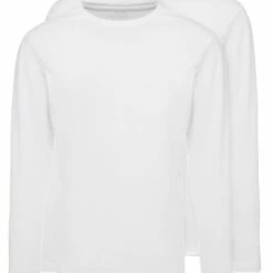 Pier One Hombre 2 PACK - Camiseta De Manga Larga - White