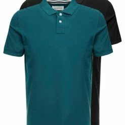 Pier One Hombre 2 PACK - Polo - Petrol/black -Ofertas Pier One Tienda 6a81d40f00cf49c7b1224c1fa409f937