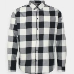 Pier One Hombre Camisa - Black/white