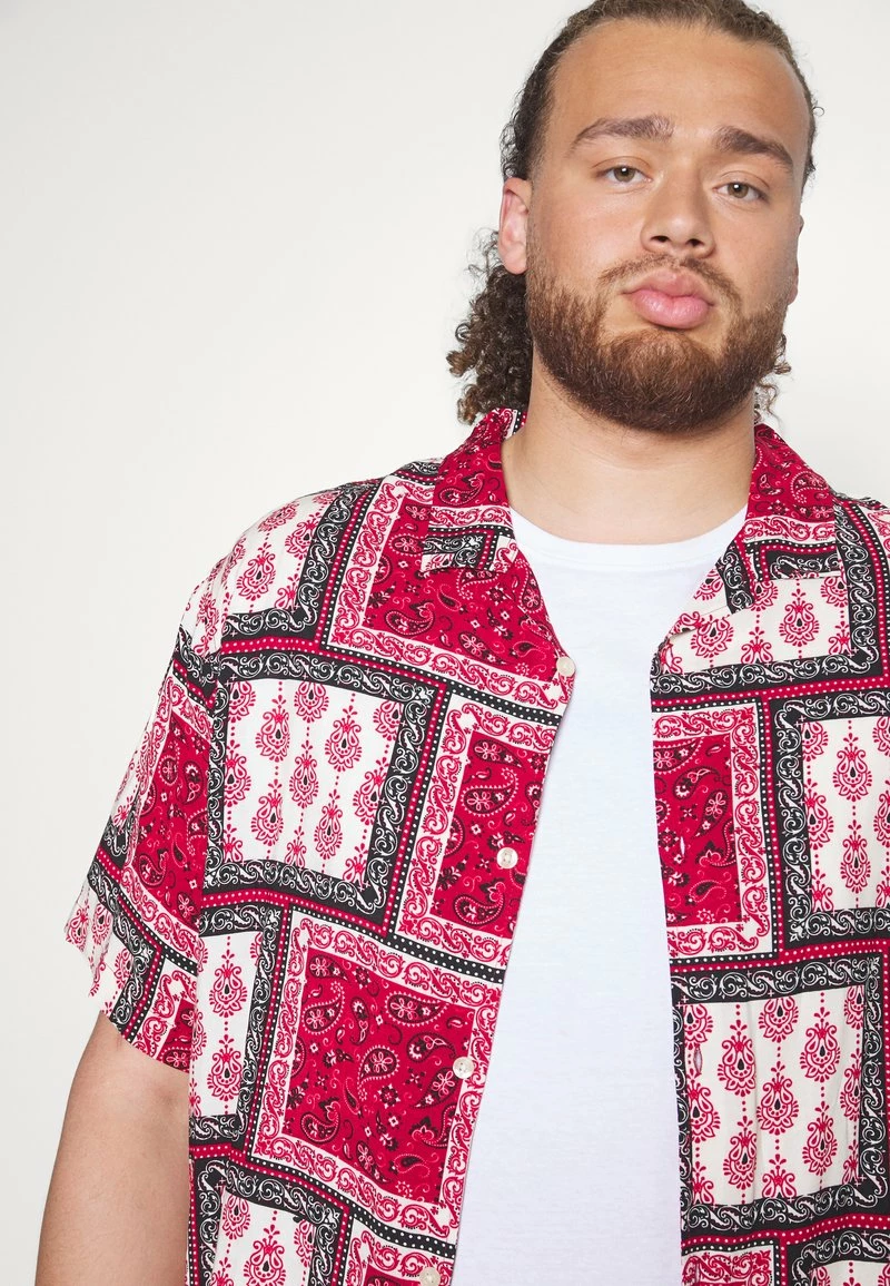 Pier One Hombre PAISLEY - Camisa - Red-beige 8 Pier One Hombre PAISLEY - Camisa - Red-beige - Imagen 6