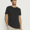 Pier One Hombre Camiseta Estampada - Black