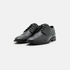 Pier One Hombre LEATHER - Zapatos Con Cordones - Black -Ofertas Pier One Tienda 6c187e6fdb704e988d6440bb1b108936