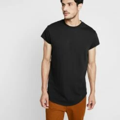 Pier One Hombre Camiseta Básica - Black