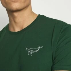 Pier One Hombre Camiseta Estampada - Dark Green -Ofertas Pier One Tienda 6f91de3805c94a6f8e34e32ce4c2b34a