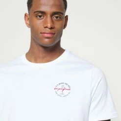 Pier One Hombre NEVER TOO LATE GRAPHIC T-SHIRT - Camiseta Estampada - White -Ofertas Pier One Tienda 70637b9db5a44e6b9feb3d80455f1503