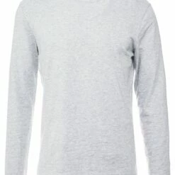 Pier One Hombre Camiseta De Manga Larga - Mottled Grey -Ofertas Pier One Tienda 7133ef39a0574695b346c44a90a8045b