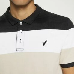 Pier One Hombre Polo - Black/sand -Ofertas Pier One Tienda 71d505c14ba54f12b51073fc5c880d83