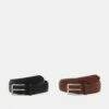 Pier One Hombre 2 PACK - Cinturón - Brown/black -Ofertas Pier One Tienda 72b9820239a34c4ca7dc21bff11f73ac